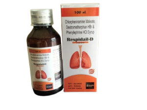 Respidail-D - Ch'orpheniramine Maleate, Dextromethorphan HBr & Phenylephine HCl Syrup